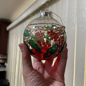 Glass Christmas ornament
